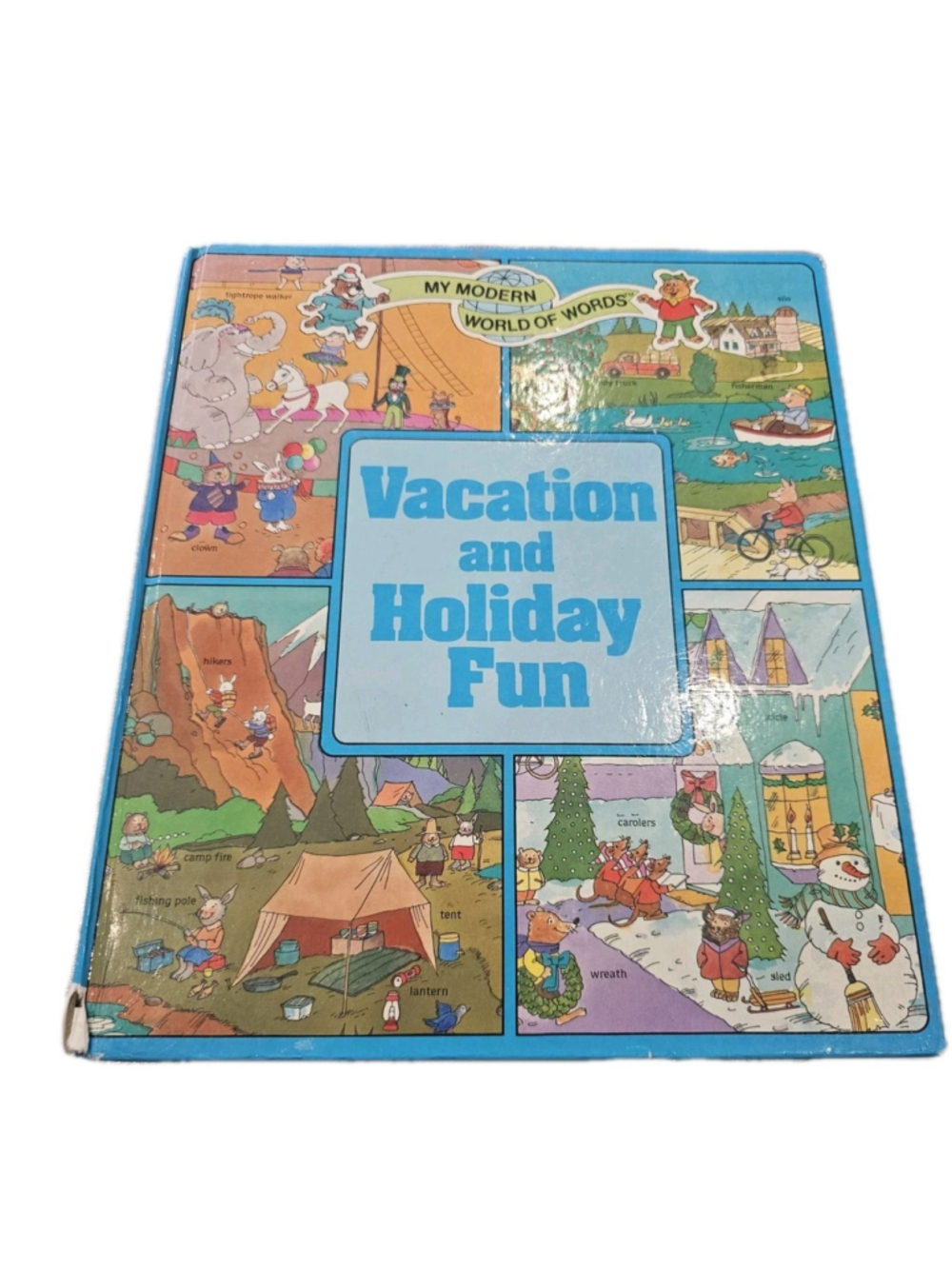 My Modern World of Words Vacation and Holiday Fun Children’s Hardcover Book...